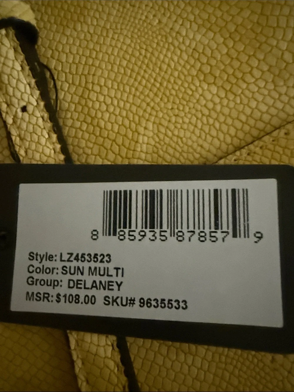 Guess colorblock tote